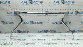 Front bumper grille frame upper Lexus ES300h 16-18 rest chrome