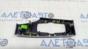 Left front panel trim BMW X3 F25 15-17 black gloss with chrome, scratches