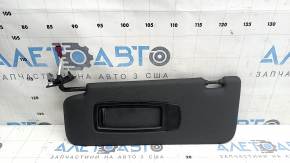 Left visor BMW X3 F25 11-17 black, without hook