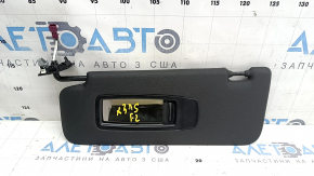 Left visor BMW X3 F25 11-17 black, without hook