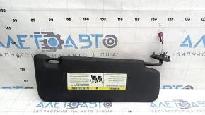 Left visor BMW X3 F25 11-17 black, without hook