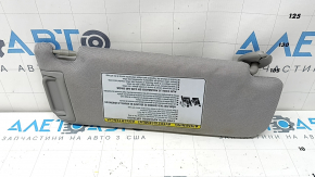 Left visor Toyota Camry v50 12-14 usa gray, without hook, without backlight, dry cleanable, dented