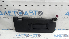 Right visor BMW X3 F25 11-17 black, without hook, dry cleanable