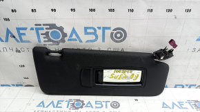 Right visor BMW X3 F25 11-17 black, without hook, dry cleanable