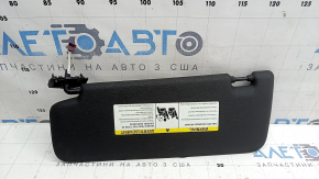 Right visor BMW X3 F25 11-17 black, without hook, dry cleanable