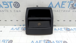 Rear center console trim BMW X3 F25 11-17 black, 2 parts, for cigarette lighter, broken mount, scratches