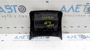Rear center console trim BMW X3 F25 11-17 black, 2 parts, for cigarette lighter, broken mount, scratches