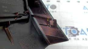 Rear center console trim BMW X3 F25 11-17 black, 2 parts, for cigarette lighter, broken mount, scratches