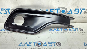 Right bumper grille Jeep Compass 22-26 black gloss under halogen fog lights, scratches