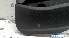Door trim panel rear right complete BMW X3 F25 11-17 black leather without curtain, black leather armrest, black leather insert, wood molding, scratches, peeling handle, dry cleaning required