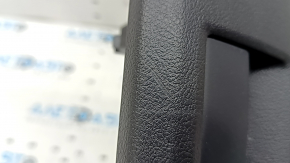 Box pocket under the driver's seat, complete, Audi A6 C7 12-18, black, scratches