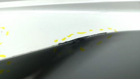 Rear bumper bare Ford Mustang Mach-E 21-26 white A3, without parking sensors, scratches