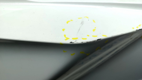 Rear bumper bare Ford Mustang Mach-E 21-26 white A3, without parking sensors, scratches