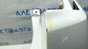 Rear bumper bare Ford Mustang Mach-E 21-26 white A3, without parking sensors, scratches