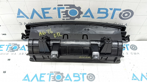 Box pocket under the passenger seat, complete Audi A6 C7 12-18, black, scratches