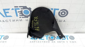 Side trim for passenger seat, inner, Audi A6 C7 12-18, black, worn