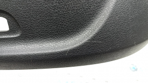 Audi A6 C7 12-18 passenger seat control trim, type 2, black, scratches, broken mount
