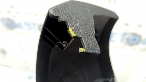Audi A6 C7 12-18 passenger seat control trim, type 2, black, scratches, broken mount
