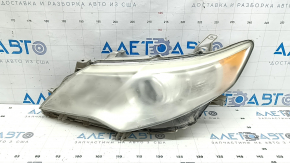 Left front headlight Toyota Camry v50 12-14 usa XLE, needs polishing, cracked housing, cracked glass