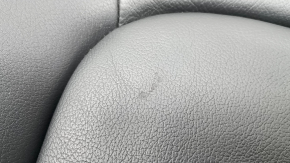 Audi A6 C7 12-17 passenger seat cushion upholstery, black leather, heated, ready to clean