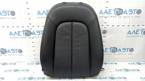 Audi A6 C7 12-18 passenger seat back upholstery, black leather, heated