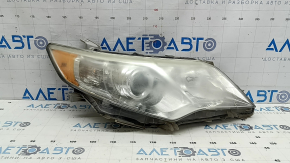 Front right headlight Toyota Camry v50 12-14 usa XLE, needs polishing, cracked glass