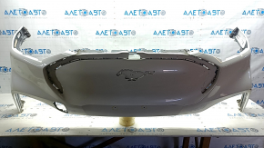 Front bare bumper Ford Mustang Mach-E 21-26 white A3 without camera, worn, non-factory holes