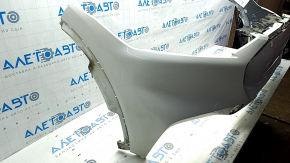 Front bare bumper Ford Mustang Mach-E 21-26 white A3 without camera, worn, non-factory holes