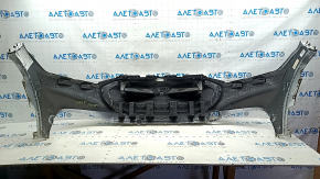 Front bare bumper Ford Mustang Mach-E 21-26 white A3 without camera, worn, non-factory holes