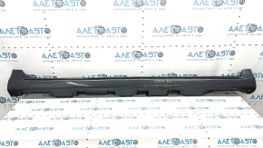 Right threshold Toyota Camry v50 12-14 usa LE XLE, with chrome, graphite 1G3, scratches, broken fasteners, dents