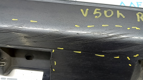 Right threshold Toyota Camry v50 12-14 usa LE XLE, with chrome, graphite 1G3, scratches, broken fasteners, dents