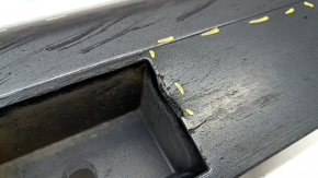 Right threshold Toyota Camry v50 12-14 usa LE XLE, with chrome, graphite 1G3, scratches, broken fasteners, dents