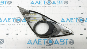 Left fog light frame Toyota Camry v50 12-14 usa XLE chrome, 2 parts, ends