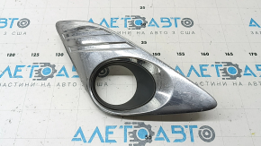 Right fog light frame Toyota Camry v50 12-14 usa XLE chrome, 2 parts, ends