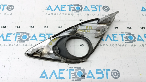 Right fog light frame Toyota Camry v50 12-14 usa XLE chrome, 2 parts, ends