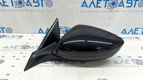 Left side mirror assembly Honda Accord 23-25 5 pins, heated, BSM, black, scratches