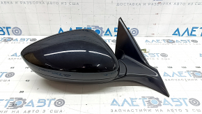 Right side mirror assembly Honda Accord 23-25 5 pins, heated, BSM, black, scratches
