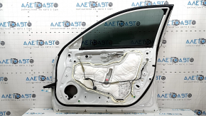 Front right door assembly Honda Accord 23-26 keyless, white NH-883P, scratches on the trim