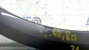 Front left fender arch trim Audi Q8 19-23 graphite, scratches, peeling paint