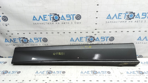 Lower front left door trim for Audi Q8 19-26 graphite, pressed, paint peeling off