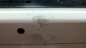 Naked tailgate with glass Ford Mustang Mach-E 21-26 white A3, plastic, with emblem, spray paint, traces of repair