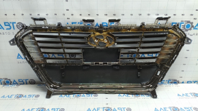 Radiator grille Hyundai Sonata 16-17 Hybrid, under the radar
