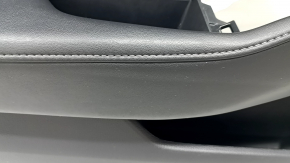 Door trim card front left Honda Accord 23-26 black, armrest leather black, insert leather black, dented, worn