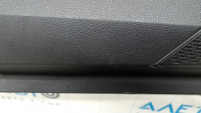 Door trim card front left Honda Accord 23-26 black, armrest leather black, insert leather black, dented, worn