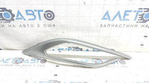 Left rear bumper molding for Audi Q8 19-23 chrome