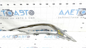 Left rear bumper molding for Audi Q8 19-23 chrome