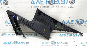 Rear window trim, left, Honda Accord 23-26, upper part, black, worn