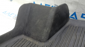Set of floor mats for Ford Mustang Mach-E 21-26 black rubber, scuffed