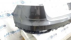Bare rear bumper, upper part, Audi Q8 19-23, graphite, scratches, nicks