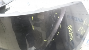 Bare rear bumper, upper part, Audi Q8 19-23, graphite, scratches, nicks